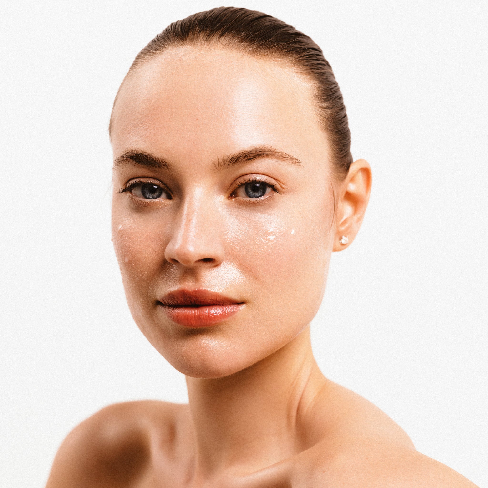 TeDerm Toner Application on Face