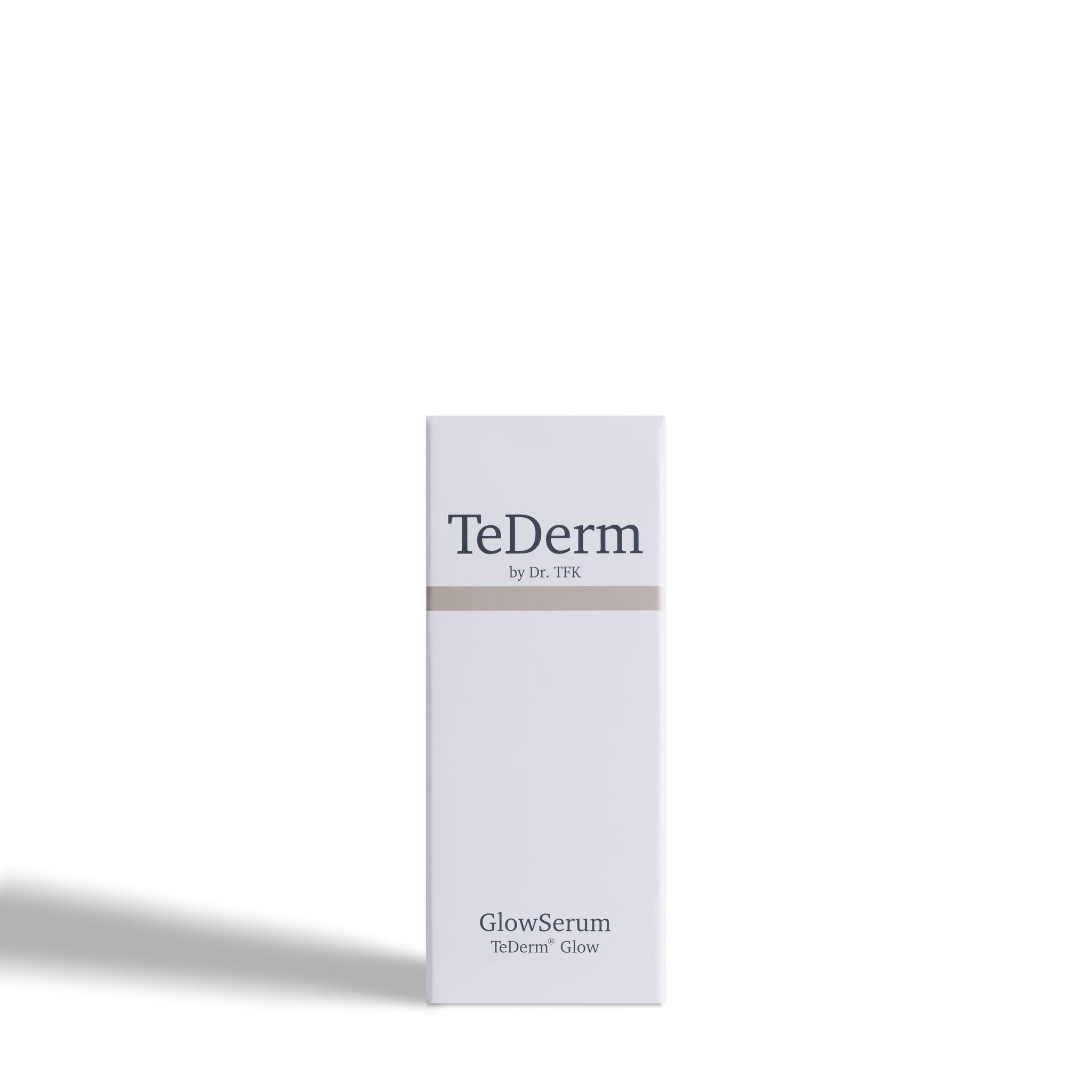 TeDerm GlowSerum front view – packaging primary angle